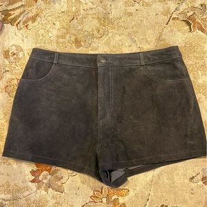 Forever 21 High Waisted Suede Shorts